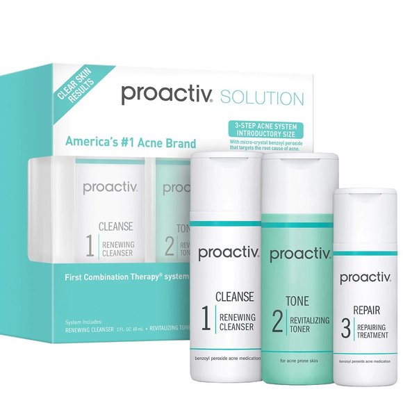 Proactiv Solution 3-Step Acne Treatment System Starter Set 2 FL. OZ. 60 mL - - Picture 1 of 2